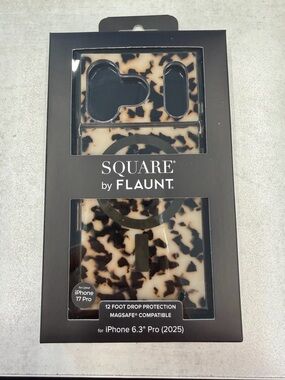 Flaunt Phone Case | iPhone 17 Pro + MagSafe | Blonde Tortoise Shell